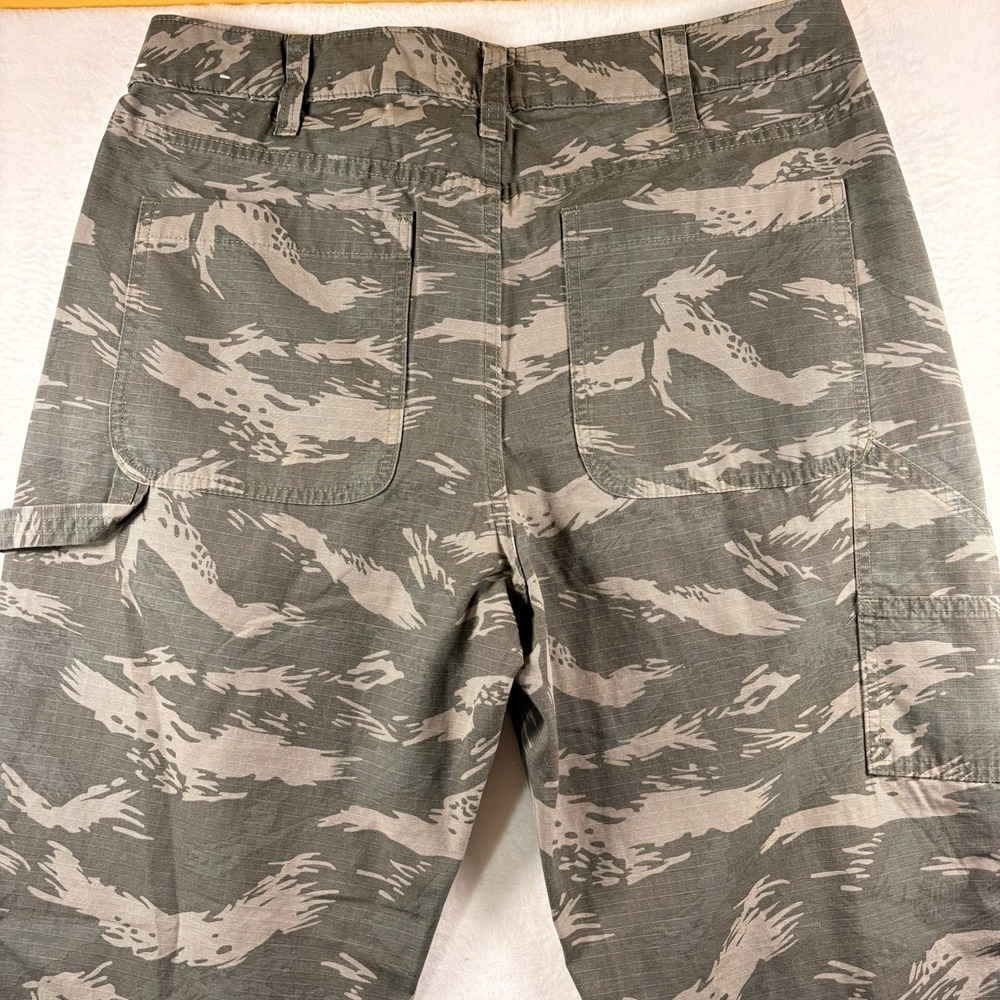 New Abercrombie & Fitch Loose Ripstop Camouflage Men's Pants 33x32 - Picture 8 of 14